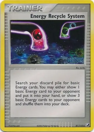 Energy Recycle System Reverse Holo 81 Normal