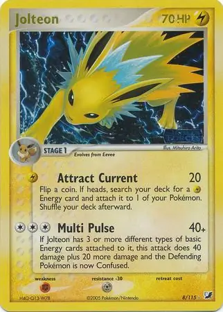 Jolteon Reverse Holo 8 Normal
