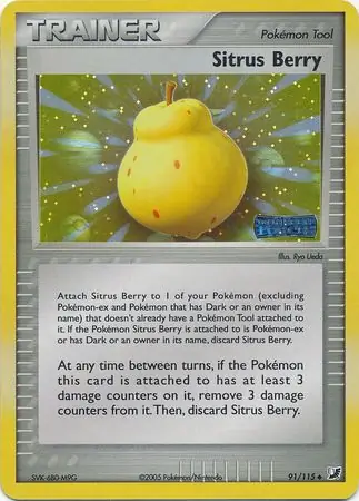 Sitrus Berry Reverse Holo 91 Normal