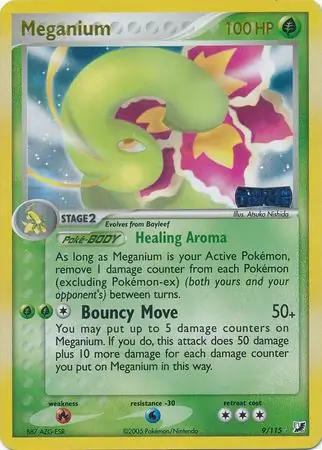 Meganium Reverse Holo 9 Normal