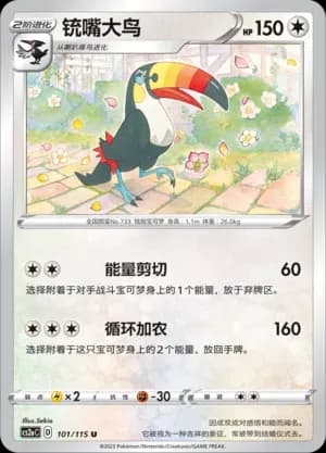 Toucannon Reverse Holo 101 Normal