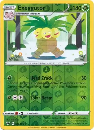 Exeggutor Reverse Holo 005