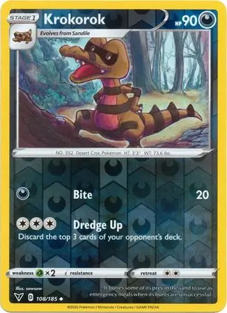 Krokorok Reverse Holo 108