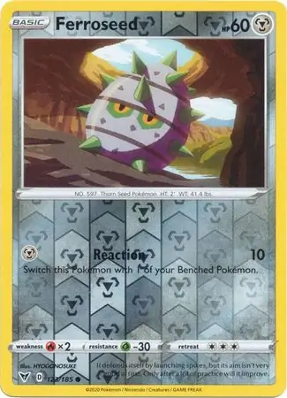 Ferroseed Reverse Holo 123