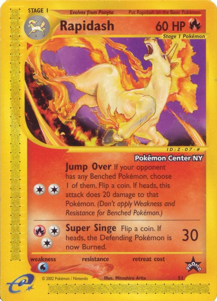 Rapidash Pokemon Center NY 51 Normal