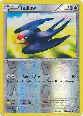 Taillow Reverse Holo 102 Normal