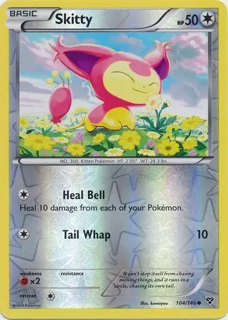 Skitty Reverse Holo 104