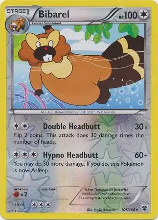 Bibarel Reverse Holo 107