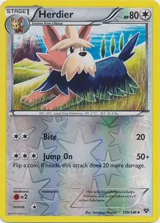 Herdier Reverse Holo 109 Normal