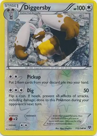 Diggersby Reverse Holo 112 Normal