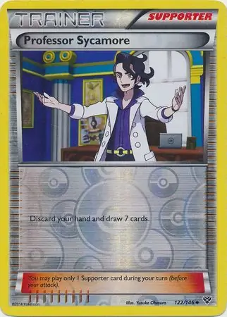 Professor Sycamore Reverse Holo 122 Normal
