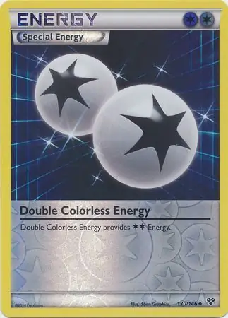 Double Colorless Energy Reverse Holo 130 Normal