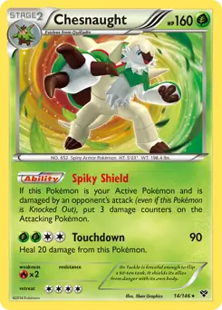 Chesnaught Holo 14 Normal