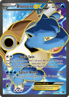 Full Art Blastoise EX 142