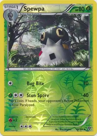 Spewpa Reverse Holo 16