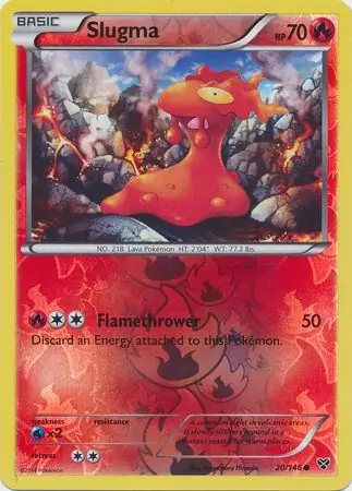Slugma Reverse Holo 20 Normal