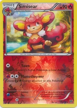 Simisear Reverse Holo 23 Normal
