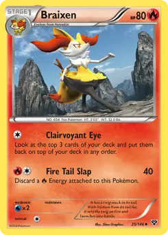 Braixen 25 Normal