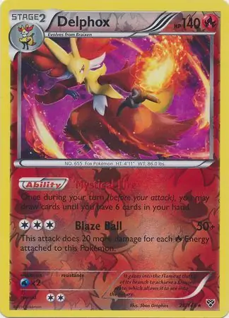 Delphox Reverse Holo 26