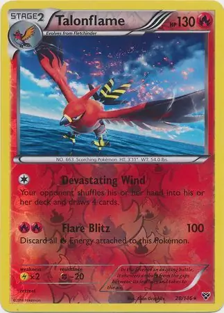 Talonflame Reverse Holo 28 Normal