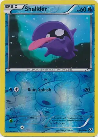 Shellder Reverse Holo 31 Normal