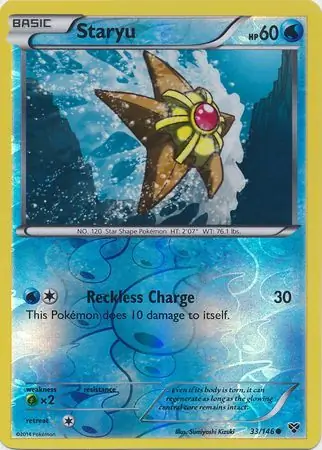 Staryu Reverse Holo 33 Normal