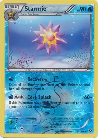 Starmie Reverse Holo 34