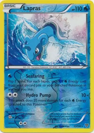Lapras Reverse Holo 35 Normal