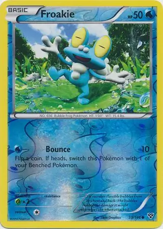 Froakie Reverse Holo 39