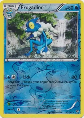 Frogadier Reverse Holo 40