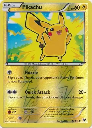 Pikachu Reverse Holo 42 Normal