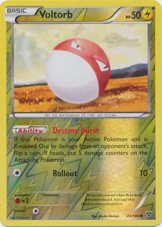 Voltorb Reverse Holo 44