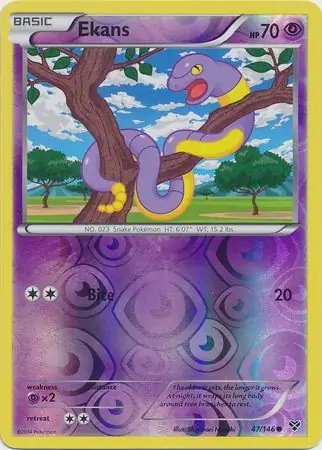 Ekans Reverse Holo 47 Normal