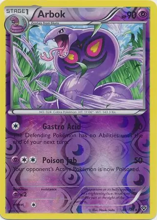 Arbok Reverse Holo 48