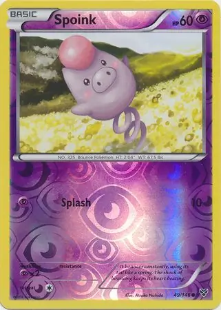 Spoink Reverse Holo 49 Normal