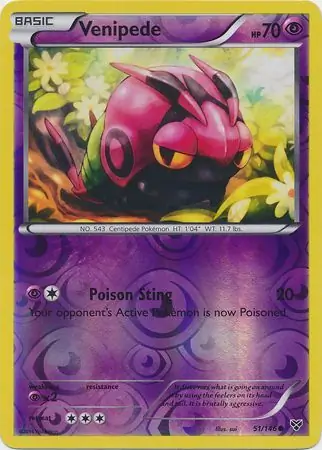 Venipede Reverse Holo 51