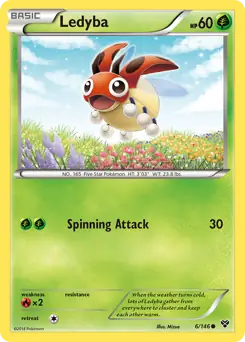 Ledyba 6 Normal