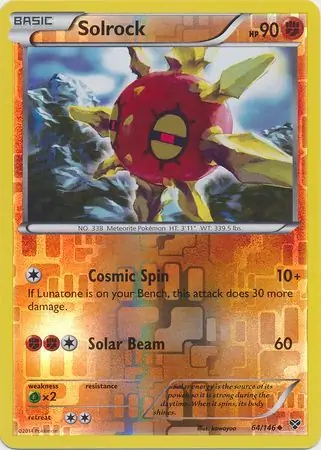 Solrock Reverse Holo 64 Normal