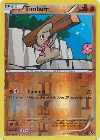 Timburr Reverse Holo 65 Normal