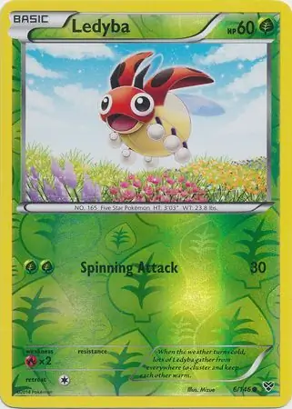 Ledyba Reverse Holo 6
