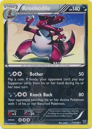 Krookodile Reverse Holo 71
