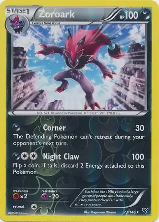 Zoroark Reverse Holo 73 Normal