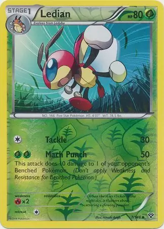 Ledian Reverse Holo 7 Normal