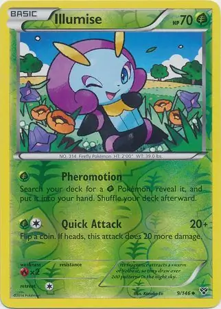 Illumise Reverse Holo 9 Normal