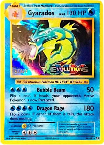 Gyarados Prerelease Staff 34 Normal