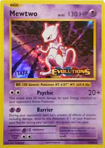 Mewtwo Staff Prerelease 51