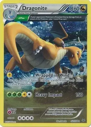 Dragonite Cosmo Holo 52 Normal