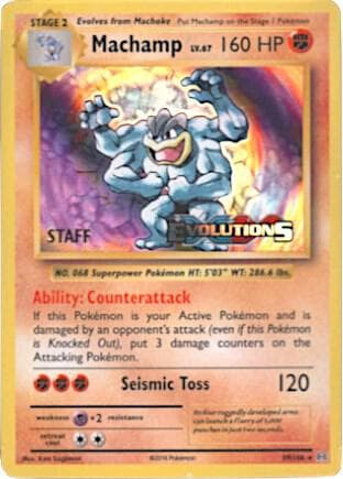 Machamp Prerelease Staff 59 Normal