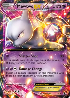 Mewtwo EX XY107 Normal