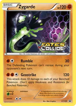 Zygarde Prerelease XY129 Normal